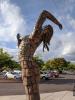 Sculpture from Wilsonville's Transit Center.