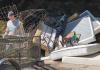 Pile of Bulky  waste items at transfer station