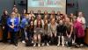 Council poses with the 2022 State Champion Wilsonville HS girls soccer team. 