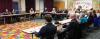 Community Stakeholders meet at the Library to discuss the City's strategy to support Arts, Heritage and Cultural programming.