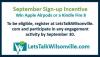 Incentive: register, engage and be eligible to win airpods or a kindle fire