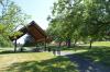 The Grove Shelter has 6 Picnic Tables